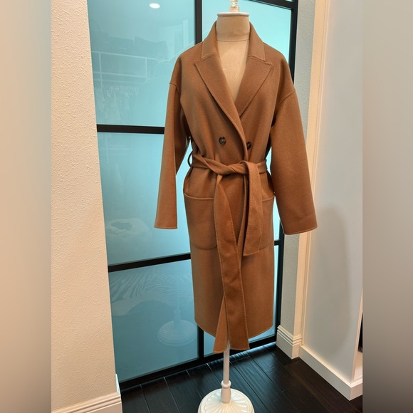 ANINE BING Dylan Coat in Camel - Picture 2 of 7
